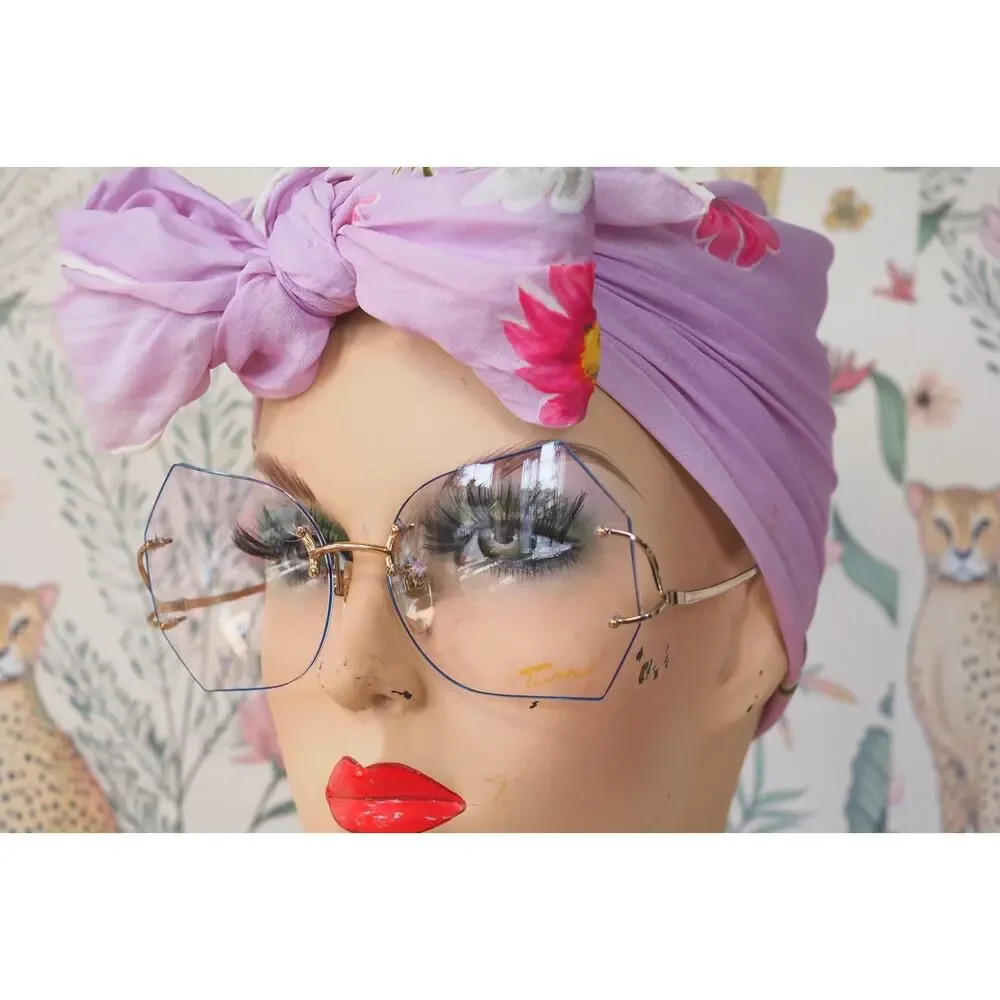 Vintage 1970s Tura Butterfly Sunglasses France Rimless JACKIE Retro Whimsigoth